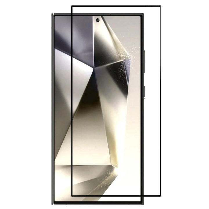 Devia Star Series Entire View üvegfólia kompatibilis a Samsung Galaxy S24 Ultra Black készülékkel