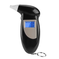 Alcool Tester Profesional, Digital, Functie de Memorare, Acuratete ridicata, Calibrare Automata, Display LCD, Negru