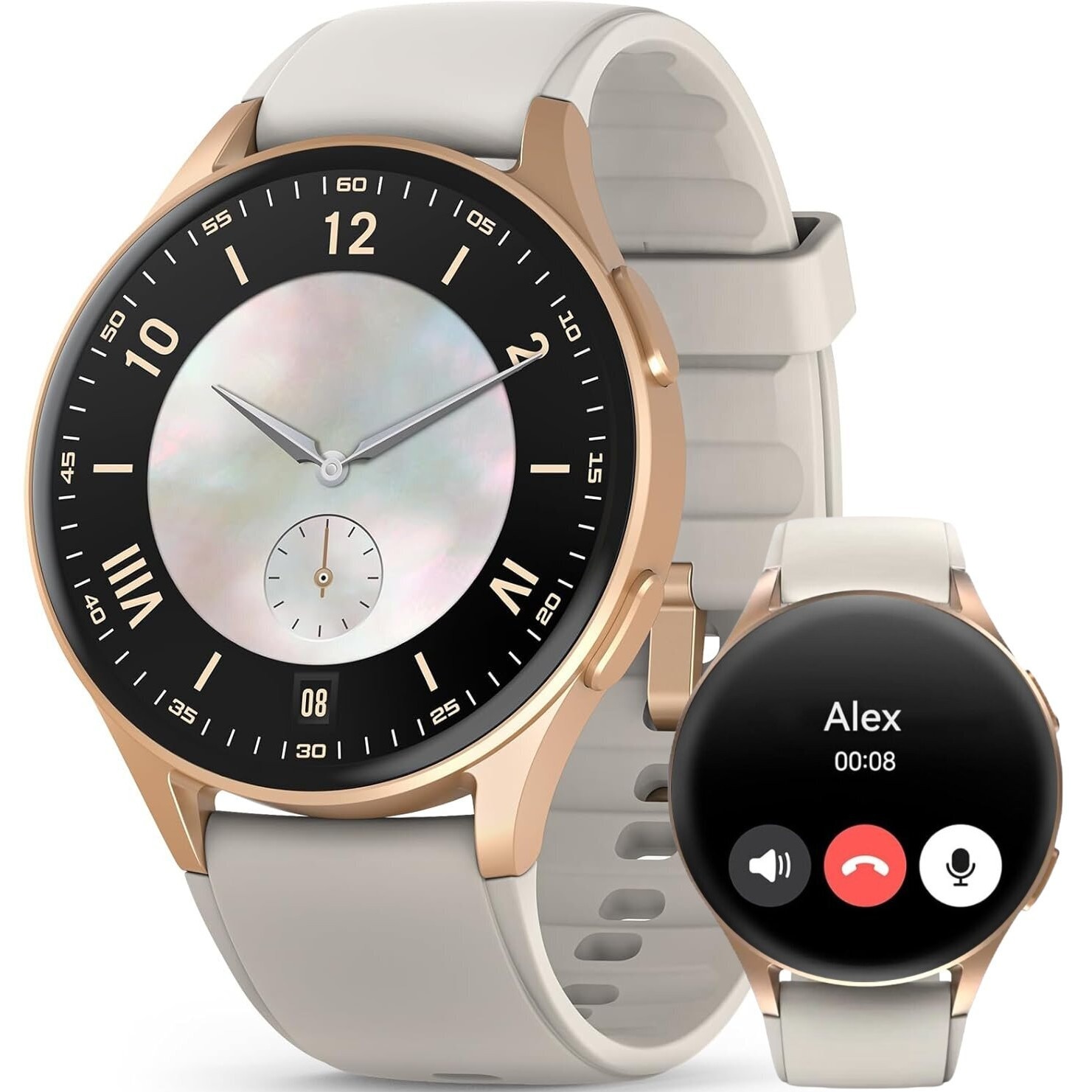 Smartwatch Rubicon, rose gold, 1.32