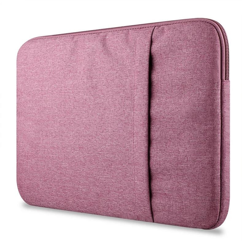 Husa de protectie, Compatibila cu Textil, Ultra Soft, Macbook Pro/Air 13"-14", Roz