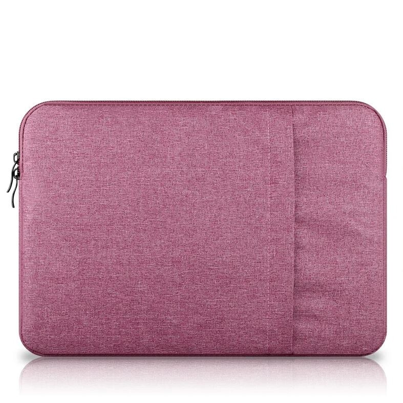 Husa de protectie, Compatibila cu Textil, Ultra Soft, Macbook Pro/Air 13"-14", Roz