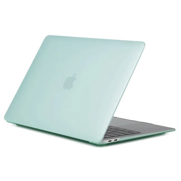 Carcasa de protectie, Compatibila cu Macbook Air 13.6", Ultra-Slim, Verde menta