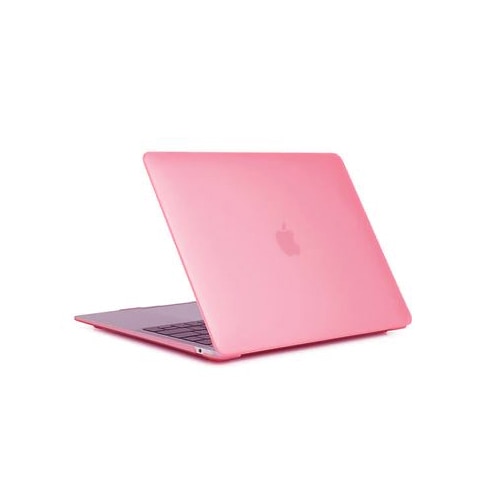 Carcasa de protectie, Compatibila cu Macbook Pro 13", Ultra-Slim, Roz mat