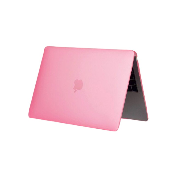 Carcasa de protectie, Compatibila cu Macbook Pro 13", Ultra-Slim, Roz mat