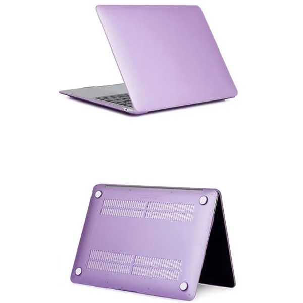 Carcasa de protectie, Compatibila cu Macbook Air 13.6", Ultra-Slim, Lila