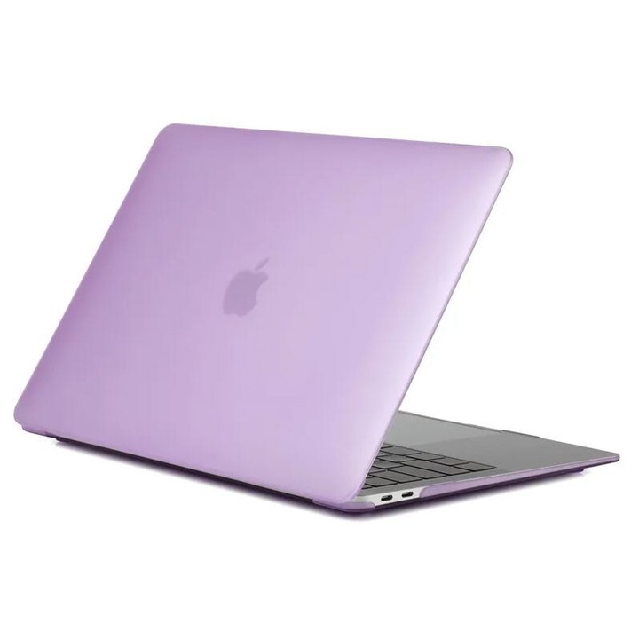 Carcasa de protectie, Compatibila cu Macbook Air 13.6", Ultra-Slim, Lila