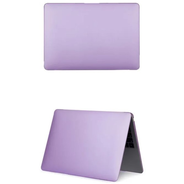 Carcasa de protectie, Compatibila cu Macbook Air 13.6", Ultra-Slim, Lila