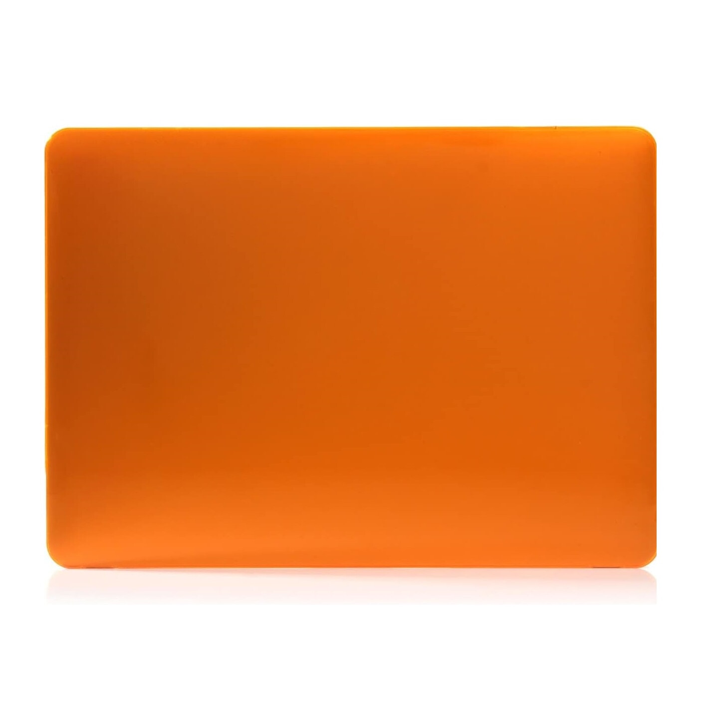Carcasa de protectie, Compatibila cu Macbook Air 13,6" M2, Ultra-subtire, Portocaliu