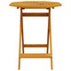 Set de bistro pliabil vidaXL, 3 piese, lemn masiv de acacia, 18.4 kg