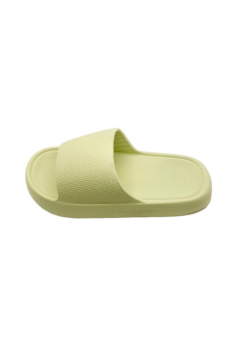 Papuci de dama, Tecos, foarte usori, talpa anti-alunecare si aspect texturat, Verde, 40-41