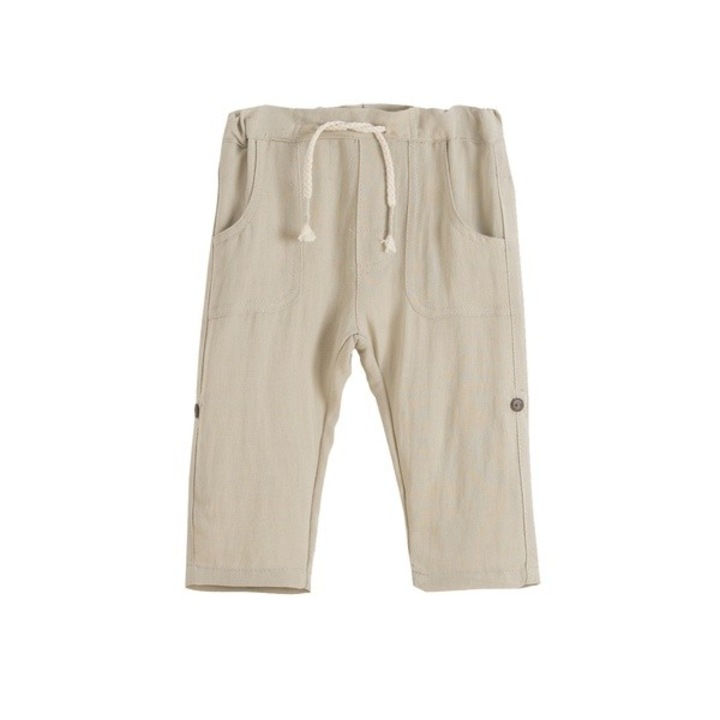 Pantaloni bej din panza Newness