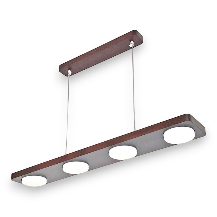 Pendul Okio 4x10W Led finisaj wenge