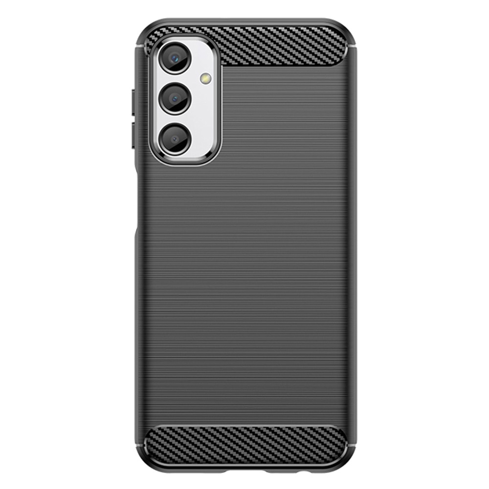 Husa compatibila cu Samsung Galaxy A25 5G Techsuit Carbon Silicone Black