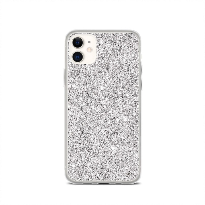 Husa pentru iPhone 11 tpu glitter silver