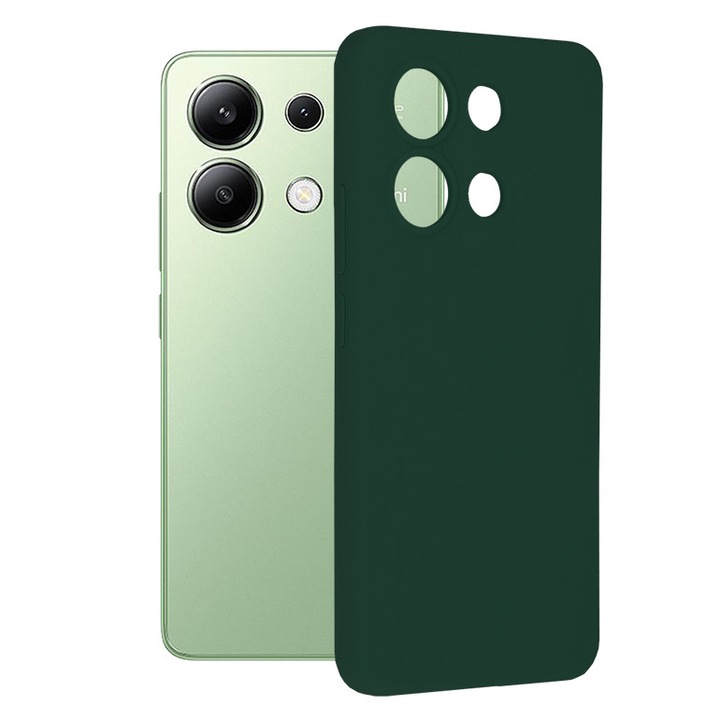 Кейс за Xiaomi Redmi Note 13 4G Techsuit soft edge силикон тъмно зелен