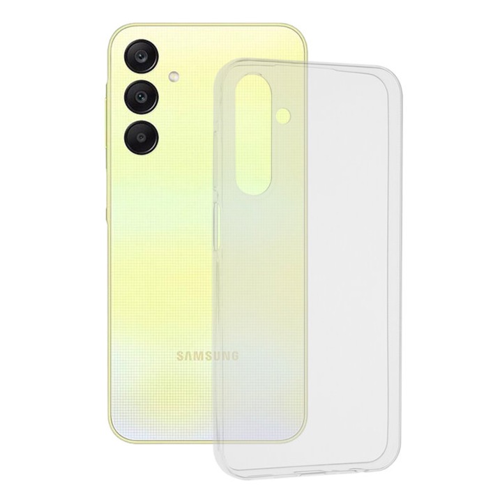 Husa de protectie compatibila cu Samsung Galaxy A25 5G, TPU, Slim Design, Transparent