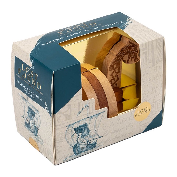 Пъзел игра, професор пъзел, Lost&Found, викингска дълга лодка пъзел