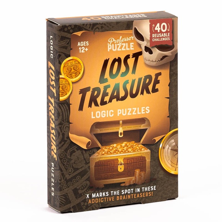 Joc logic puzzle, Lost Treasure, ProfessorPuzzle