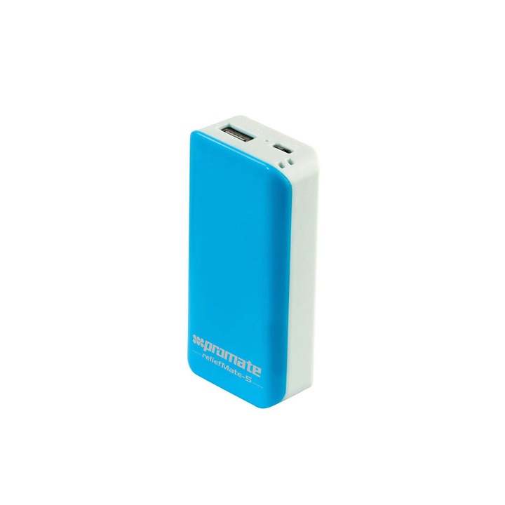Acumulator extern Promate ReliefMate-5 Compact Blue-White 5200 mAh