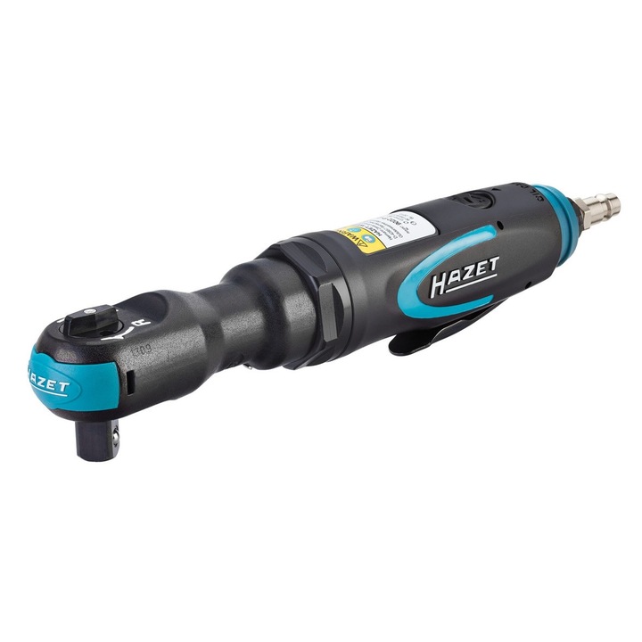 Cheie pneumatica cu clichet HAZET, antrenor patrat 1/2 inch, presiune de actionare 6.3 bar, turatie pana la 280 rpm, cuplu maxim 108 Nm