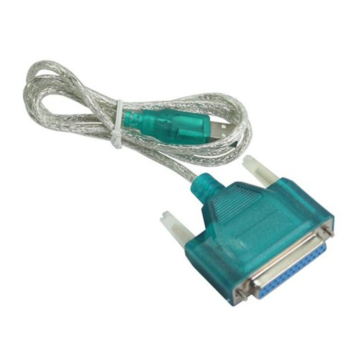 Кабел адаптер, PowerTech, USB 2.0, 1.5 м, Тюркоаз