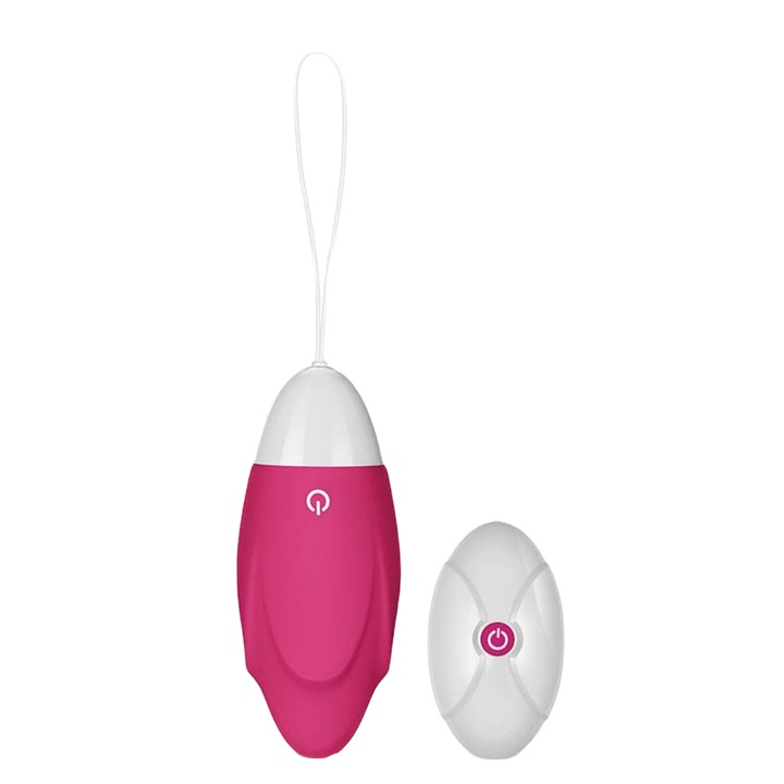 Яйце с дистанционно управление Lovetoy IJOY, Силикон, Презареждаемо, Розово, Дължина 8.1 см Диаметър 3.5-3.9 см