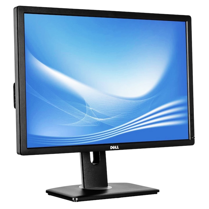Монитор U2412M, Dell, IPS, 24", 1920x1200, антирефлексен, черен