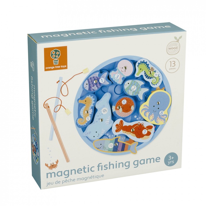 Jocuri magnetice de pescuit, Orange Tree Toys