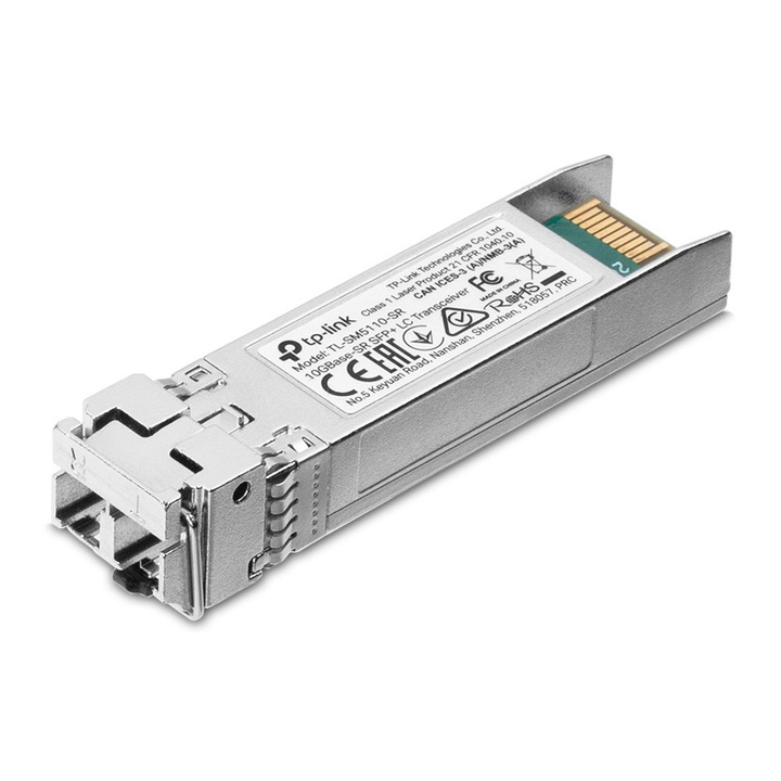 Transceiver TP-LINK 10GBase-SR SFP+ LC TL-SM5110-SR, pana la 300 m, Ver. 1.0