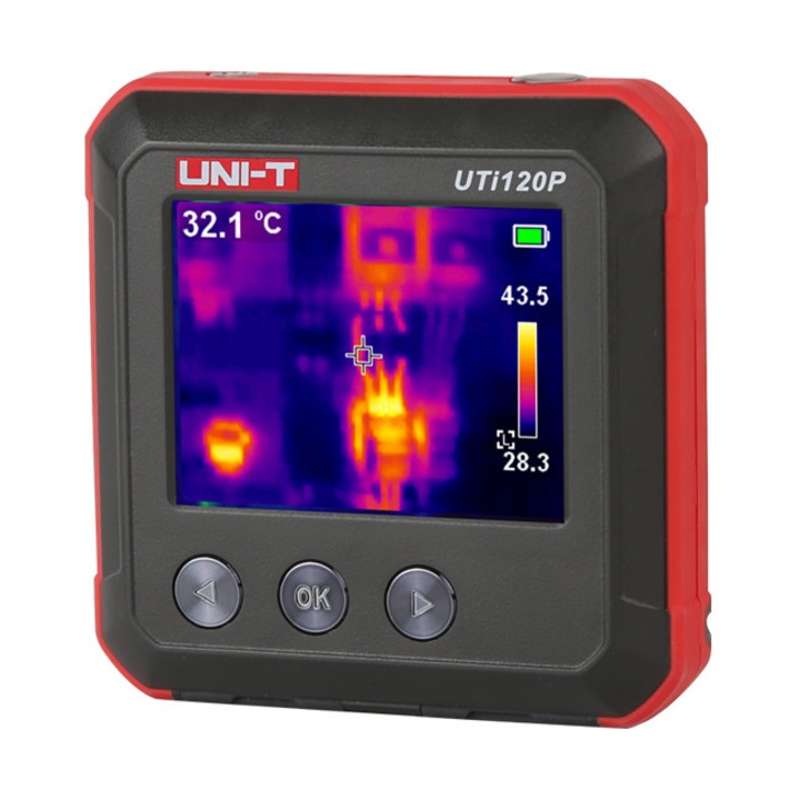 Преносима термокамера UNI-T, -20°C до 400°C, 2.4" TFT екран, многоцветен, презареждаем
