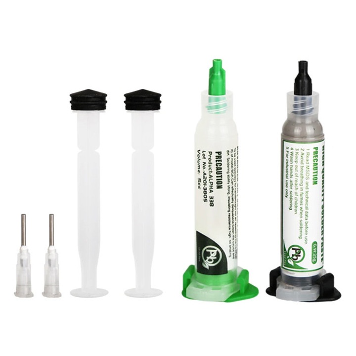 Kit pasta/ulei de lipit, Kaisi, KAI-338, Punct de topire 217°C, 25 g