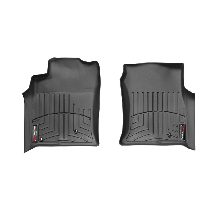 Set 2 covorase auto, WeatherTech, Cauciuc, Compatibil cu Toyota Land Cruiser J120, Negru