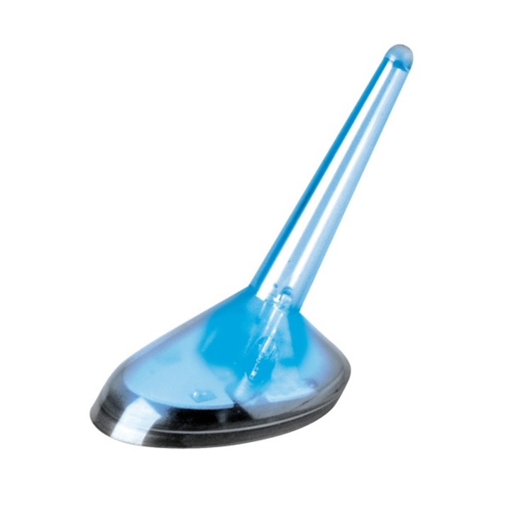 Statie radio, Lampa, Cu LED, Albastru