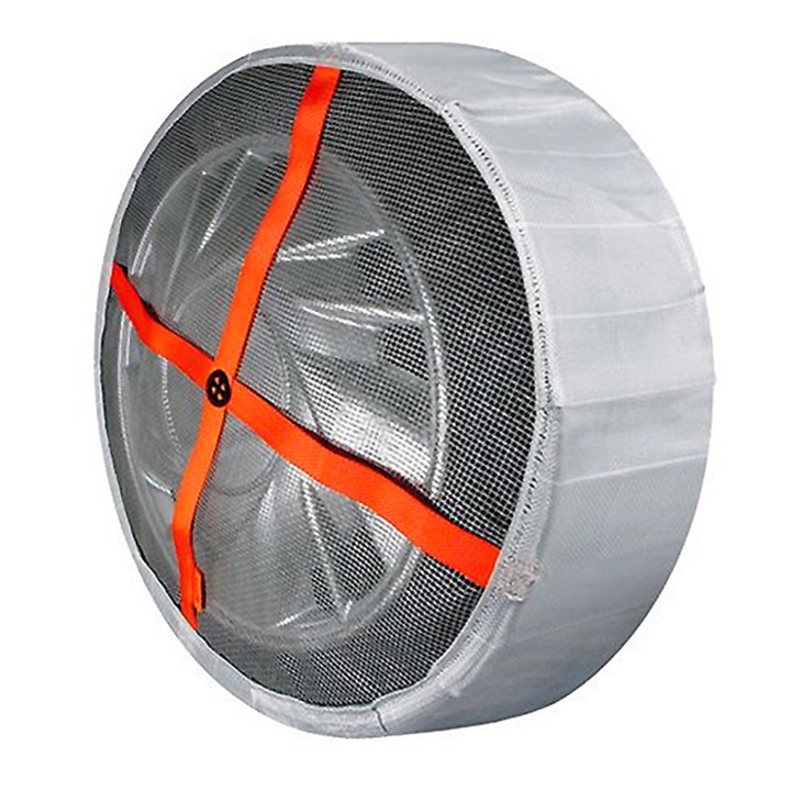 Set 2 huse anvelope Autosock, 600 High Performance, Antialunecare, Gri