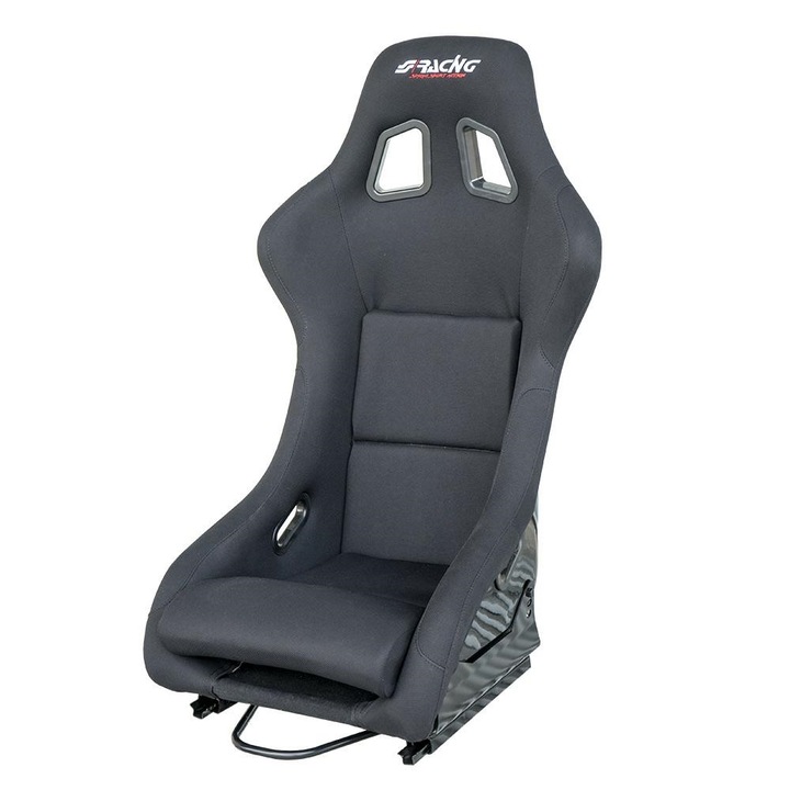 Scaun sport Simoni Racing, textil, negru