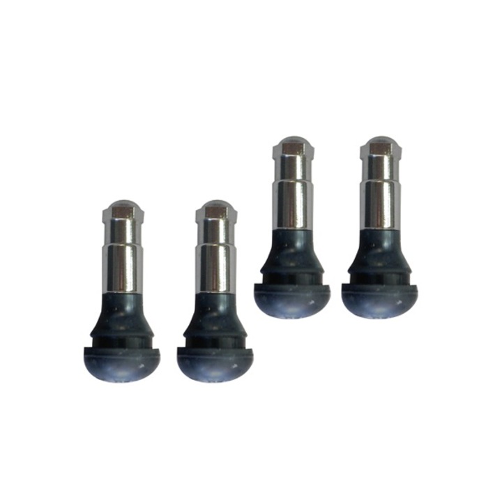 Capace roti Simoni Racing, crom-negru, 4 buc