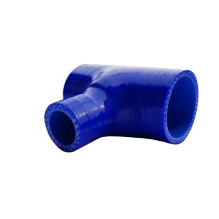 Conector furtun auto, Simoni Racing, PH60, Silicon, 25x100mm, albastru