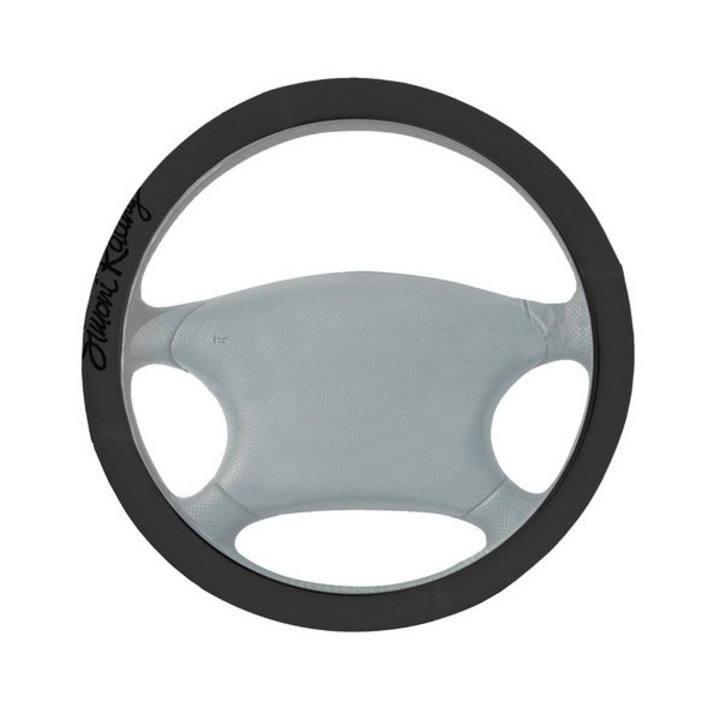 Husa volan, Simoni Racing, bumbac, 37-39cm, Negru