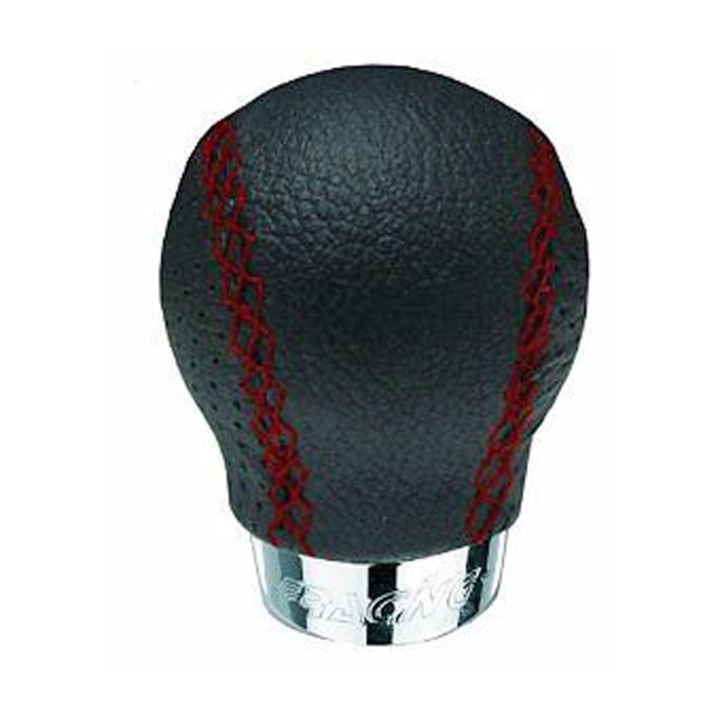 Nuca schiombator viteze, Simoni Racing, piele, rosu/negru