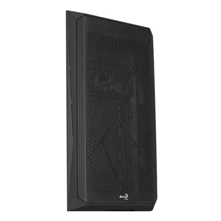 Преден панел, Aerocool for PC case CS-107-A-BK-V2, 2x USB, 3.5mm, черен