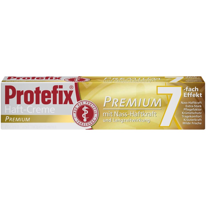 Crema adeziva pentru proteza dentara, Protefix Premium, 47 g