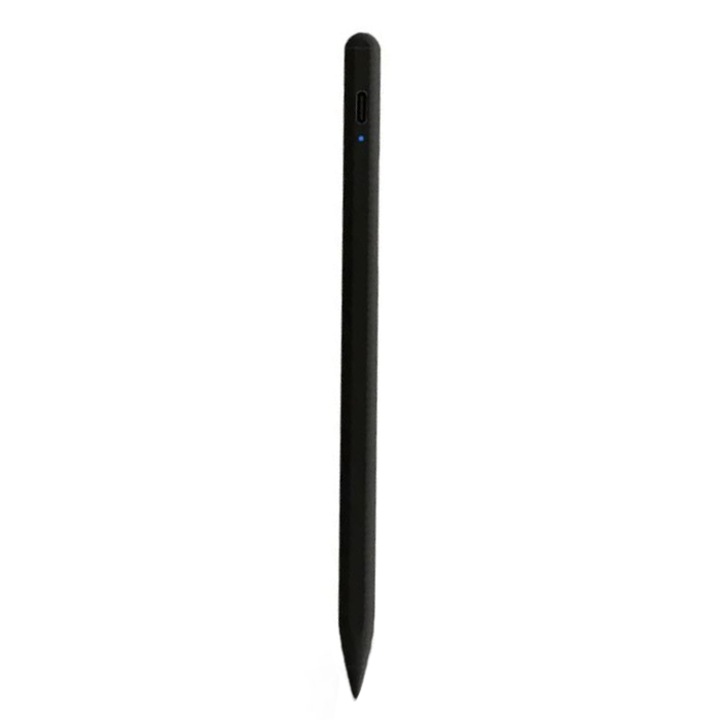 Pix digital Stylus, Compatibilitate universala iPad, Senzor inteligent, Utilizare fluenta, Negru