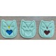 Forma pentru prajituri, biscuiti, fondant sau fursecuri cu gem si jeleu, Bufnita, Printat 3D, 51x56x10 mm