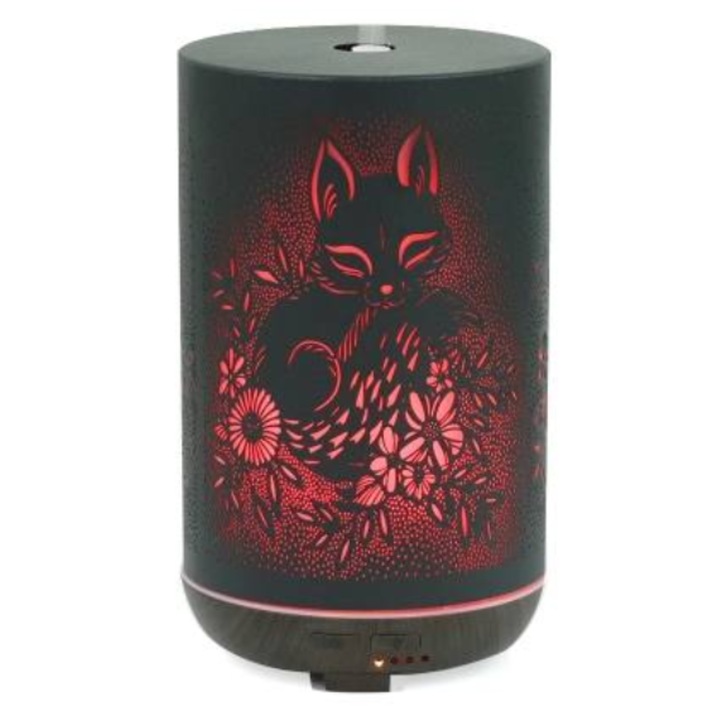 Difuzor aromaterapie inteligent BOT SDM1 motiv pisica, negru 300ml