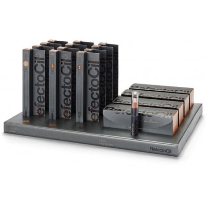 Professzionális kijelző ceruzákkal a szemöldök formázásához RefectoCil Eyebrow Pencils Display