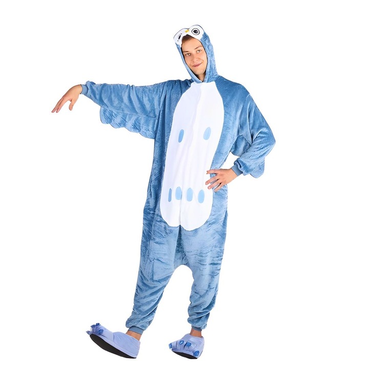 Kigurumi Onesie, Madár, Kék