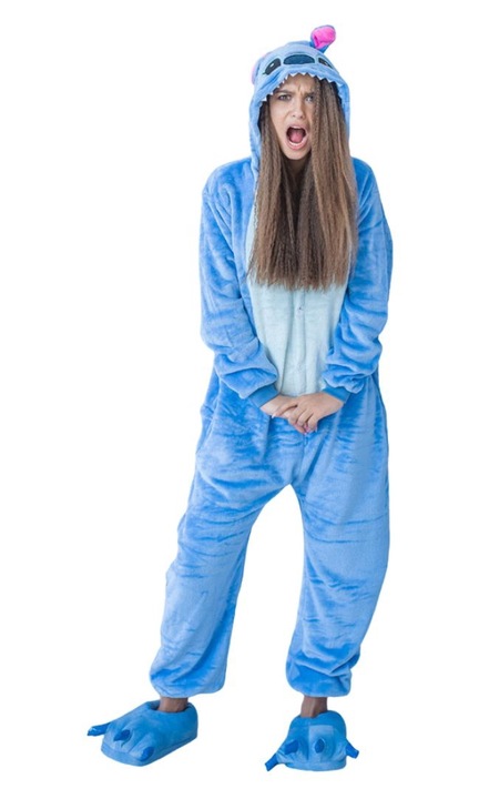 Kigurumi Onesie, Stich, Kék