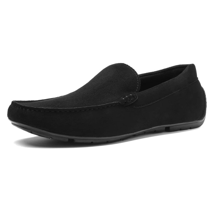 Мъжки мокасини, Slip-on, черни, 41, Bruno Marc