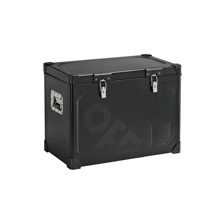 Frigider portabil, Indel B, otel, 45L, negru, 488x682x405mm
