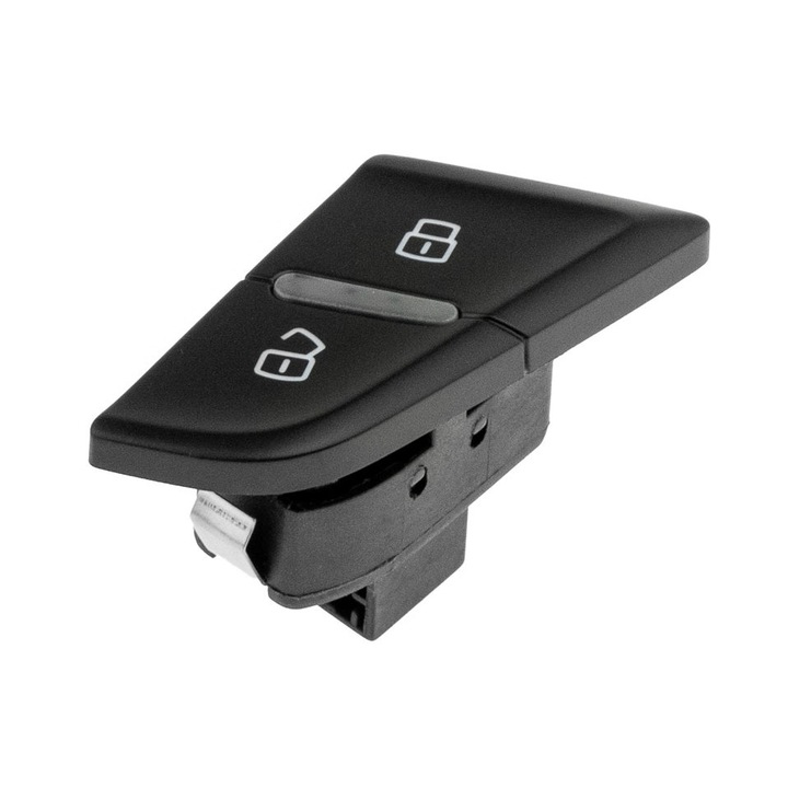 Ajtózár kapcsoló NTY, AUDI Q5 2008+, műanyag, fekete, elöl, vezetőoldal, 8R1962107A
